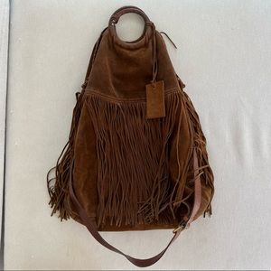 Ralph Lauren Suede Fringe Purse